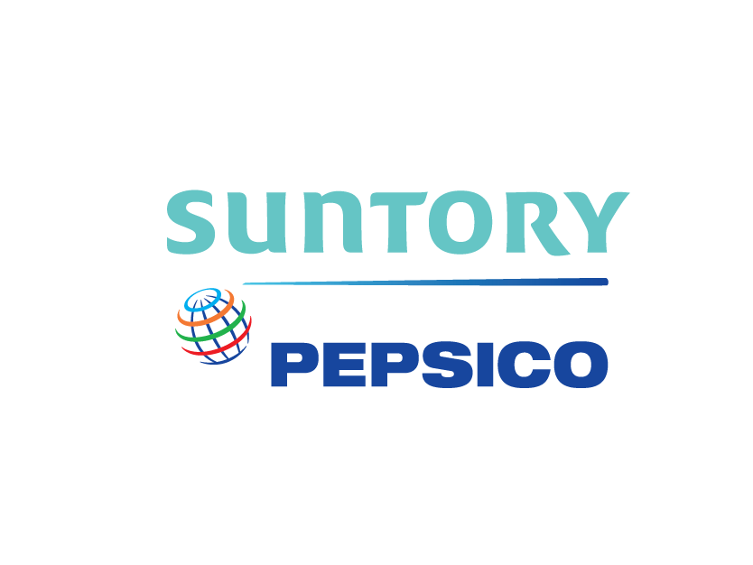 logo suntory pepsico hiện đại và đầy tính chuyên nghiệp