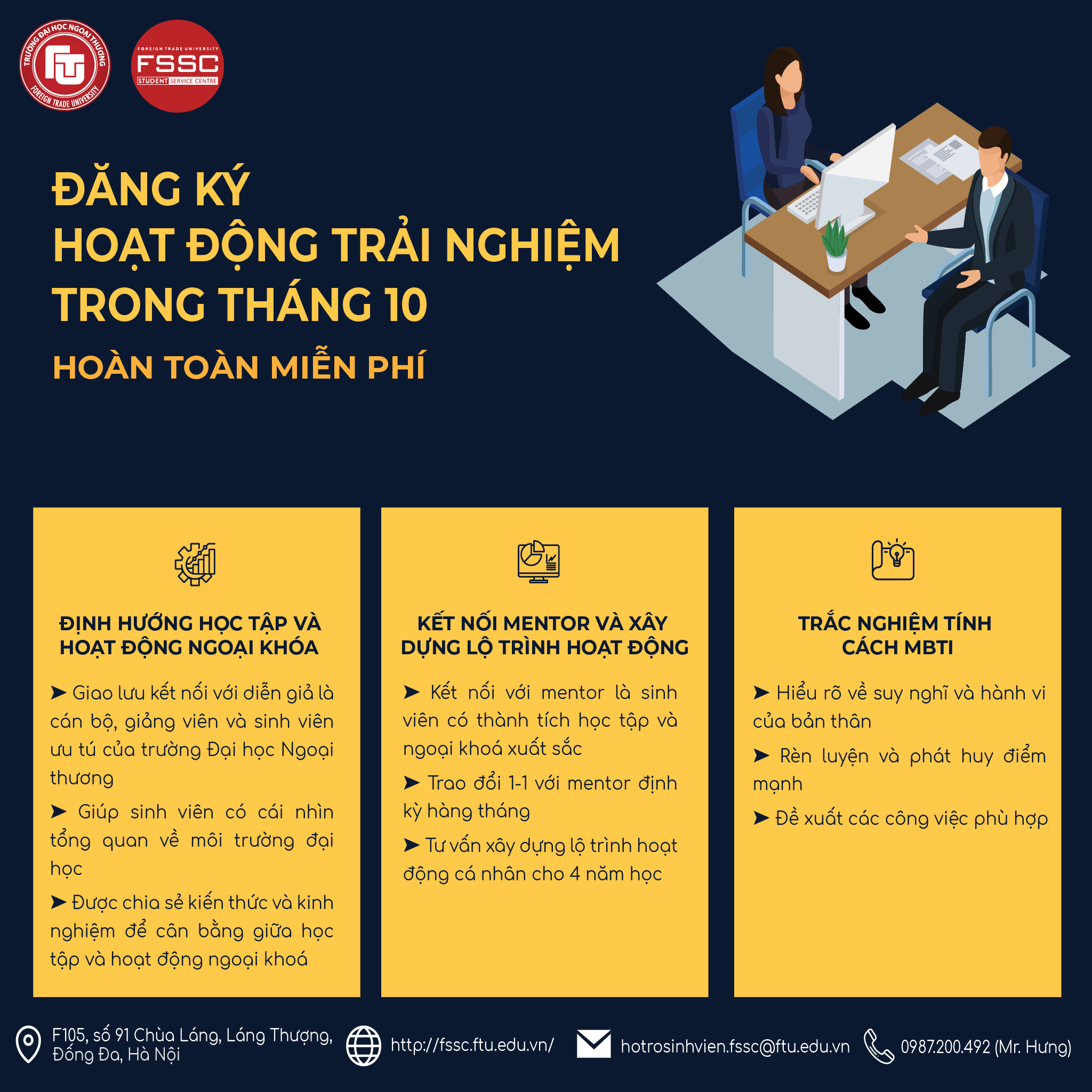HOẠT ĐỘNG TRẢI NGHIỆM CHƯƠNG TRÌNH “TƯ VẤN HƯỚNG NGHIỆP NÂNG CAO”