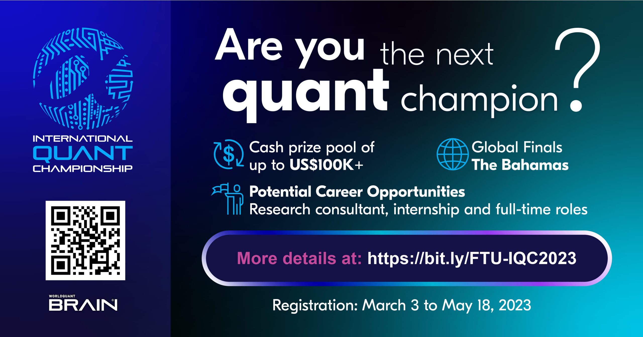 International Quant Championship 2023 – Are you the next quant champion?