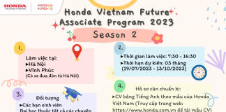 Honda Future Associate Program 6/2023