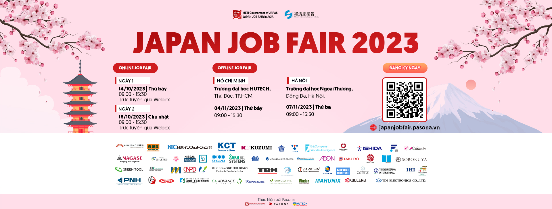JAPAN JOB FAIR 2023 – Ngày hội tuyển dụng lớn nhất từ Bộ METI Nhật Bản